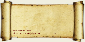 Anđela Parton vizit kartica